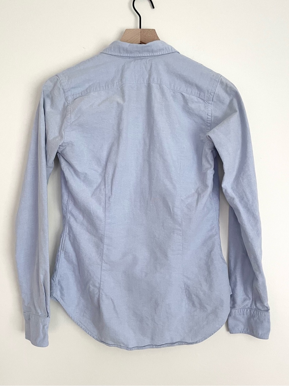 Ralph Lauren Blue Slim Fit Oxford Shirt - Picture 11 of 12